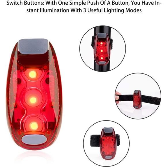 Led Safety Light, Safety Light,High Visibility Strobe Running Lights for Bicycle - Picture 5 of 6